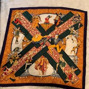 Authentic Hermès silk scarf
